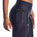 Under Armour UA Engineered Knit Ankle Leggings - Women Training Sports Tights (Black/Aurora Purple) 1373959-001 / 1373959-558. 