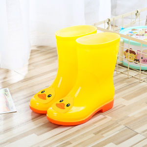 Rain Boots for Kids Childrens High Ttop Rain Boots Anti-slip Waterproof Rainboots For Boys & Gilrs