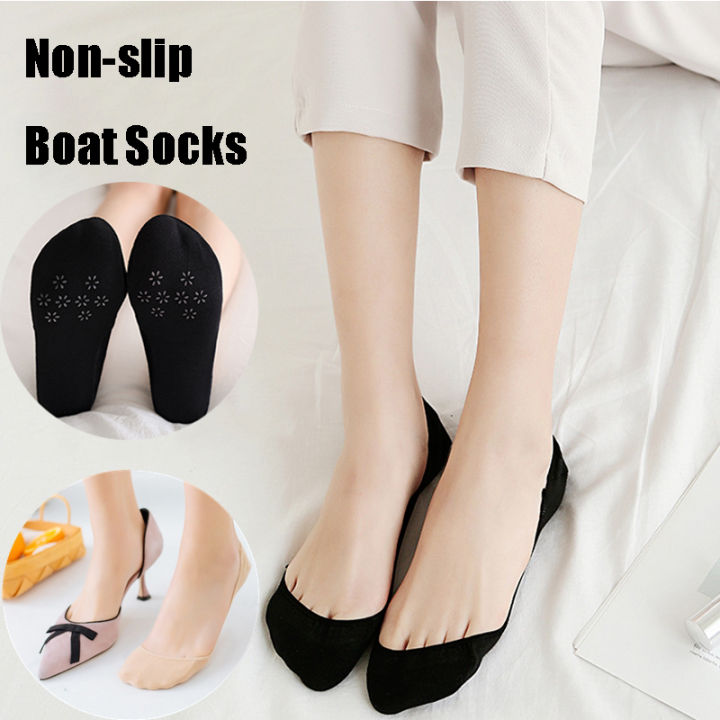 Women Cotton Socks Summer Solid Color Boat Sock Invisible Low Cut