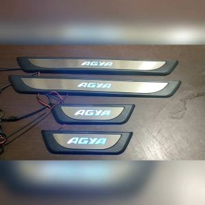 Sillplate Samping Injakan Pintu Samping Mobil Agya LED Import