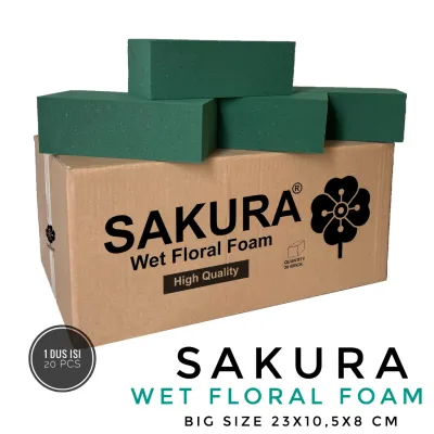 FLORAL FOAM Gabus Penyangga Tusukan Bunga Dekorasi Hiasan Buket Florist