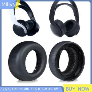 Millys Miếng đệm tai cho ps5 xung 3D tai nghe thay thế miếng đệm tai đệm tai che tai nghe màu đen sửa chữa