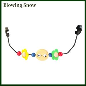 Blowing ชั้นวางของเล่นสำหรับเด็กทารกกระเด้งรถเข็นเด็กของเล่นโค้งสำหรับที่นั่งในรถของเด็กทารกที่วางเสาไม้ที่ปลอดภัยสำหรับเด็กทารกอุปกรณ์เสริมกระเด้ง