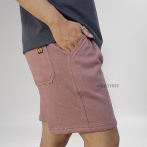 NORTHRE Short Pants Celso Cotton Fleece Chocolate NTbasic