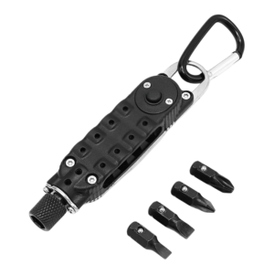 MILDPETAL Multifunctional Mini Screwdriver Tools Steel Material Wear-resistant Outdoor EDC Keychain Essential Bottle Opener Portable Repair Tools Multi-purpose