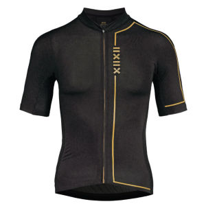 Jersey Sepeda Pria Twelve Squared - Seri Aero Pirate Black
