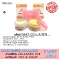 ( Best Seller ) Cream Collagen  / Paket Cream Collagen  ( Cream Siang, Cream Malam & Sabun Collagen 701) - Mencerahkan Dan Melembabkan Wajah - 50 Gr. 