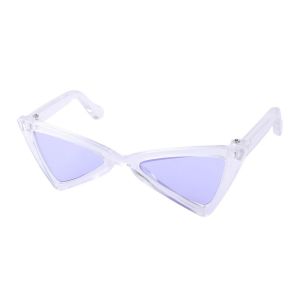 WMU7071 Triangular Sphynx Cat Sunglasses Plastic Cat Windproof Glasses Cat Pet Accessories Transparent Dog UV Protection Glasses For Cats Puppy Kitten