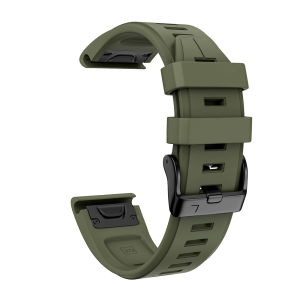 Zenia Quick Release Easy Fit 20mm Soft Silicone Watch Strap Replacement for Garmin Descent Mk2S Mk3 Mk3i 43mm Instinct E 40mm 2S Camo Surf Fenix 8 AMOLED 7S 6S Pro Solar Sapphire 5S Plus Approach S70 42mm Epix Gen 2 D2 Delta S Sport Watch Accessories