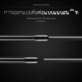 FU-BANG เบ็ดตกปลา 1.80ม. แกนหล่อปั่นคาร์บอนไฟเบอร์ 2 มาตรา คันเบ็ดตกปลาน้ำจืด ด้ามจับสบาย ด้ามจับสำหรับการแ. 