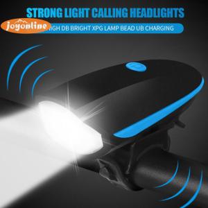 Đèn pha LED có kèn công suất 3W ánh sáng phát ra 240LM XPG có thể sạc lại được dùng cho xe đạp MTB - INTL