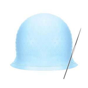 NBANLIKE Silicone Mũ nhuộm nổi bật Màu hồng Chuyên nghiệp Mũ nhuộm tóc Tự làm Tái sử dụng Nam/Nữ
