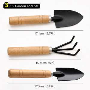 Gardening 3-piece set: Vegetable planting flower potting tools small shovel flower raising tools
