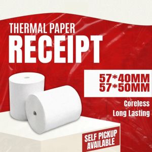 1PC 100PCS POS Thermal Paper Roll 57mm x 50mm Receipt Printer Paper Cash Register Receipt Roll Shop Receipt paper