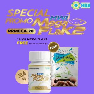 BMH-BELI 1 BOTOL MEGA FLAK2 minyak ikan (Fish Oil) GRATIS MEMBER(CUAN SELLER)