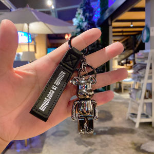 W2 Bearbrick School Bag Key Chain Cute Portable Stationary mini accessories for Children Student Beg pencil case