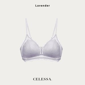 CELESSA - BELLE DUO Slim Lace Bralette - Size S to XL (Wireless)