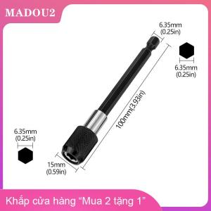 [COD] MADOU2 Lục giác nhanh chóng phát hành tự khóa mở rộng thanh khoan điện điều khiển nhanh chóng chuyển thanh tuốc nơ vít mở rộng thanh công cụ