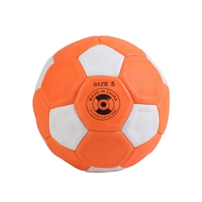 BLACKON Size 3/4/5 Curve Soccer Ball Curve Lines Recreational Match Football Recreational Orange Youth Football Kick Curving