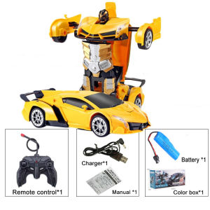 Mainan Anak Remote Control Rc Transformer 1:20 Mobil Remot Robot