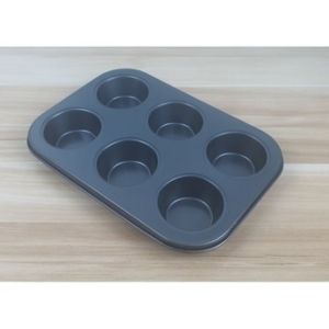 ถาดอบมัฟฟิน 12 หลุม เคลือบเทฟล่อน non-stick ถาดหลุมอบคัพเค้ก ขนม คุกกี้ แม่พิมพ์เค้กเทฟล่อน