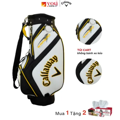 (Chính Hãng) Túi Đựng Gậy Golf Callaway Warbird 6 - Túi Cart Bag 5 Ngăn Tiện Lợi Cho Nam