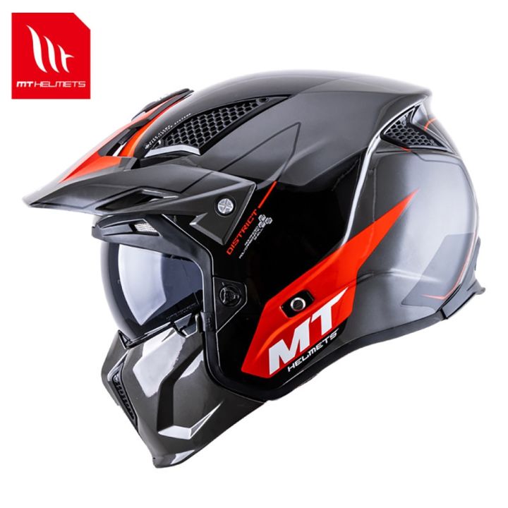 New Full Face Helmet Motorcycle Helmets Modular High Quality DOT ECE  Approved MT Personality Off Road Changeable Moto Helmets Lazada PH