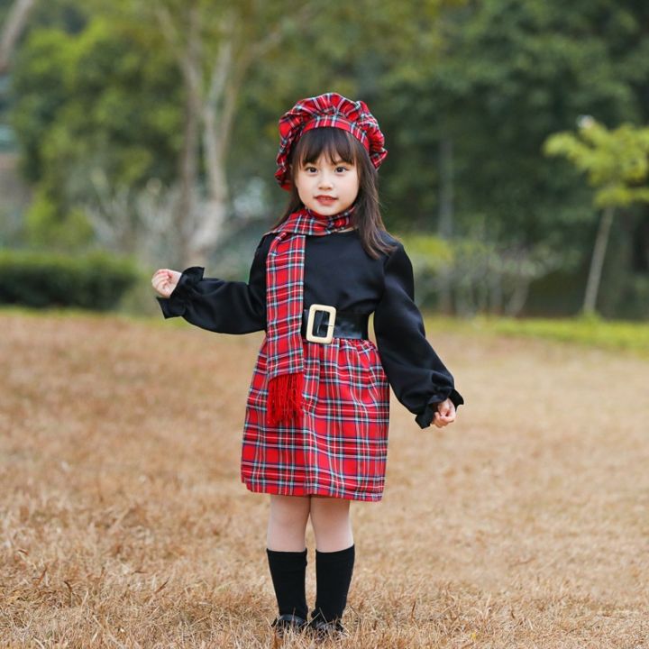 Plaid skirt outlet costume