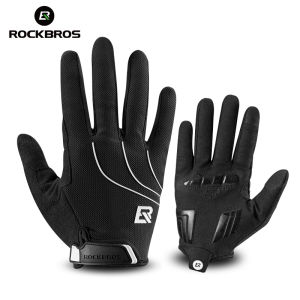 ROCKBROS Windproof Cycling Bike Gloves Touch Screen Riding MTB Bike Glove Thermal Warm Motorcycle Winter Autumn Bike Clothing Bike Gloves for Men