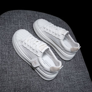 Giày nữ da mềm đế dày màu trắng giá khuyến mãi bán chạy 2024 Giày thể thao mỏng đa năng mùa xuân mới màu trắng