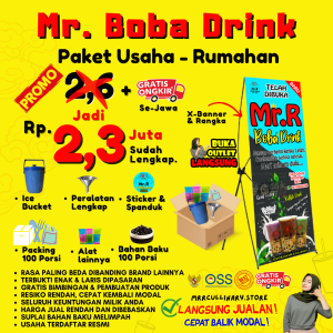 Mr.BOBA DRINK || MR.R CULLINARY (FRANCHAISEPAKET USAHAKEMITRAAN)