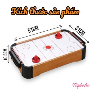 Đồ chơi thể thao cao cấp khúc côn cầu cỡ lớn 76cm Air Hockey chân cao và vận động cho bé bộ quà tặng bé