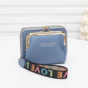 F&S BAG #8040 CHIC KOREAN STYLE CARD HOLDER SMALL WALLET - PU LEATHER COIN PURSE MINI WALLET.