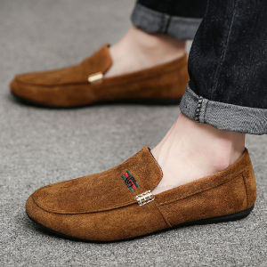 QZbear Flat Canvas Shoes for men 2020 New British Slip On Fashion Casual Shoes for men Lazy Shoes Loafers for men