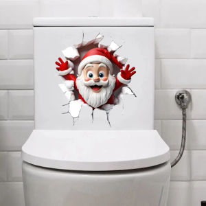 Home Decoration Wall Stickers Toilet Stickers Home Decoration SelfAdhesive Decoration Christmas