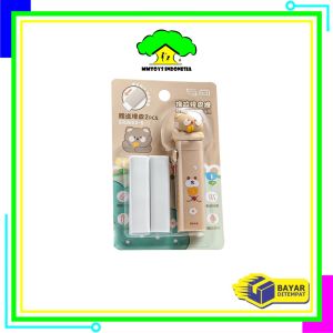 MI-A78 Penghapus Pensil Mekanik Free 2PCS Refill Penghapus Karakter Kartun 3D Perlengkapan Sekolah