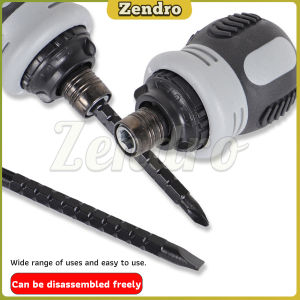 ZEO 13 in 1 Ratchet Screwdriver Set Alloy Steel Magnetic Dual-Purpose Batch Head Telescopic Screwdriver