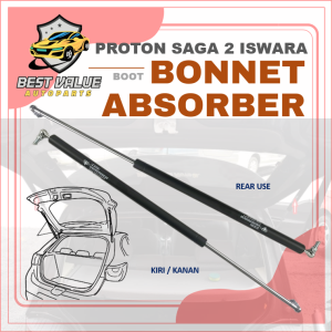 PROTON SAGA SAGA 2 ISWARA REAR BONNET DAMPER BOOT ABSORBER GAS SPRING SET TAILGATE PENYERAP BONNET BELAKANG BOOT KIRI KANAN