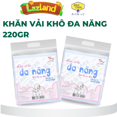 [HÀNG TẶNG KHÔNG BÁN-CHỈ CÓ TẠI LAZLAND] Khăn vải khô đa năng Max Cool 220gr - HÀNG CHÍNH HÃNG cao cấp mềm mại