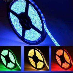 24 VOLT Lampu Led Strip Flexible Roll 5 meter Led 3528 24volt 24v Anti Air Lampu Kabin Truk Bis