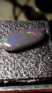 Batu Cincin Kalimaya Black Opal Solid/Opaque