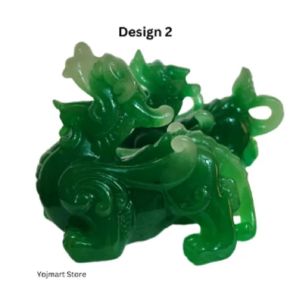 Feng Shui Jade Fu dogs Pi Yao Pixiu Male & Female fu dogs Lucky Charms Wealth Good Fortune Prosperity Figurine