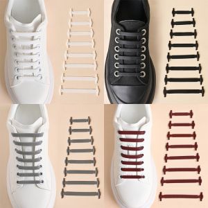 Tali Sepatu Silikon 16 PCS / Tali Sepatu Karet / NO TIE LAZY SHOELACE