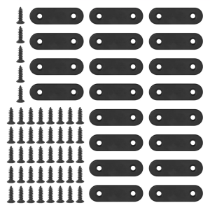 Thickened Steel L Shape Connectors Furniture Fastener Hardware Set for Drawer Shelf Desk Chair Construction