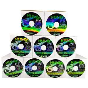 Tali Benang Pe Pancing Yaibax Hulk X8 50M Warna Multicolor Fishing Line Strong Sangat Murah