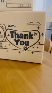 อาหาร กล่องพัสดุลายหมีใหม่ ครบทุกขนาด 00 0+4 A AA 2A AB B 2B C D 0 !