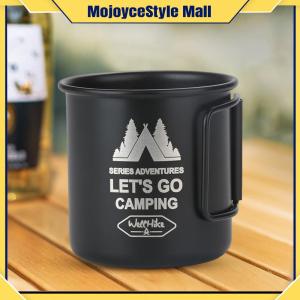 【MOJOYCE】 แก้วแคมป์ปิ้งอลูมิเนียม 300ML น้ำหนักเบา สำหรับชา เบียร์ และกาแฟ เหมาะสำหรับการใช้งานกลางแจ้ง