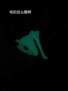 Cubone Mặt Nạ Hat Kẹp Tóc Bộ đèn Cho Phụ Nữ Cô Gái 3D In Phát Sáng tóc Anime Stick Xương kẹp tóc Set Cho Buổi Tối Bên