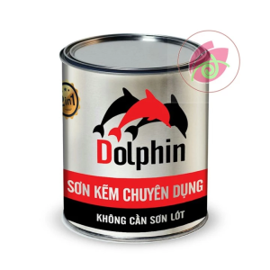 Sơn sắt mạ Kẽm Màu TÍM 1k Dolphin 400g 800g
