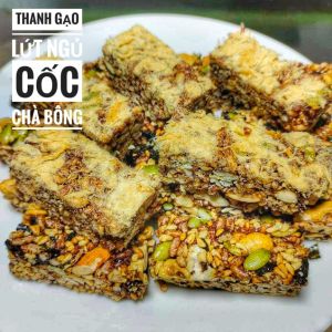 1 Kg Thanh Gạo Lứt chà bông mix hạt dinh dưỡng thơm ngon-đồ ăn vặt